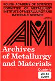 Archives of Metallurgy and Materials《冶金与材料档案》