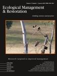 Ecological Management & Restoration《生态管理与修复》