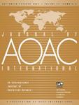 JOURNAL OF AOAC INTERNATIONAL《AOAC国际协会杂志》