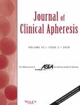 JOURNAL OF CLINICAL APHERESIS《临床单采术杂志》