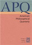 American Philosophical Quarterly《美国哲学季刊》