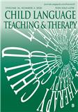 Child Language Teaching & Therapy《儿童语言教学与疗法》