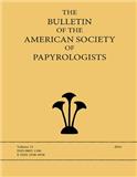 Bulletin of the American Society of Papyrologists《美国莎纸草学家协会通报》