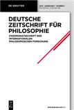 Deutsche Zeitschrift fur Philosophie《德国哲学杂志》