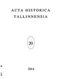 Acta Historica Tallinnensia《塔林历史杂志》