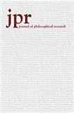 Journal of Philosophical Research《哲学研究杂志》