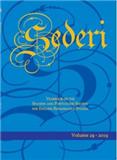 SEDERI-YEARBOOK OF THE SPANISH AND PORTUGUESE SOCIETY FOR ENGLISH RENAISSANCE STUDIES《英国文艺复兴时期之西班牙和葡萄牙研究年鉴》