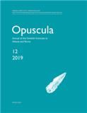 OPUSCULA-ANNUAL OF THE SWEDISH INSTITUTES AT ATHENS AND ROME《瑞典研究院雅典与罗马年刊》
