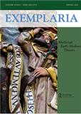 Exemplaria-Medieval, Early Modern, Theory（或：EXEMPLARIA-MEDIEVAL EARLY MODERN THEORY）《范例:中世纪早期现代理论》