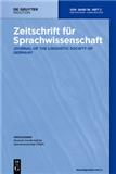Zeitschrift fur Sprachwissenschaft《语言学杂志》