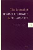 JOURNAL OF JEWISH THOUGHT & PHILOSOPHY《犹太思想与哲学杂志》