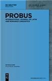 Probus《国际拉丁语和罗曼语语言学杂志》