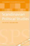 Scandinavian Political Studies《斯堪的纳维亚政治研究》