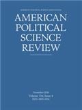 American Political Science Review《美国政治科学评论》