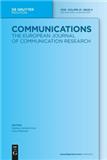 Communications-The European Journal of Communication Research《传播学:欧洲传播研究杂志》