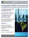 COMPETITION POLICY INTERNATIONAL《国际竞争政策》