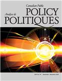 Canadian Public Policy-Analyse de politiques《加拿大公共政策》