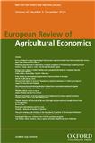 European Review of Agricultural Economics《欧洲农业经济评论》