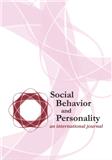 Social Behavior and Personality《社会行为和个性》