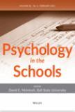 Psychology in the Schools《学校心理学》