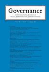 Governance-An International Journal of Policy Administration and Institutions《治理:国际政策管理与制度杂志》