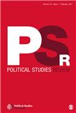 Political Studies Review《政治研究评论》