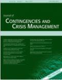 Journal of Contingencies and Crisis Management《突发事件和危机管理杂志》