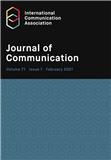Journal of Communication《传播学刊》