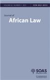 Journal of African Law《非洲法律杂志》