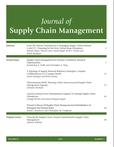 Journal of Supply Chain Management《供应链管理杂志》