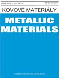 Kovové materiály-Metallic Materials（或：KOVOVE MATERIALY-METALLIC MATERIALS）《金属材料》