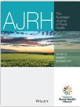 AUSTRALIAN JOURNAL OF RURAL HEALTH《澳大利亚农村卫生杂志》