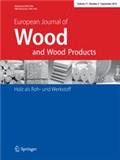 European Journal of Wood and Wood Products《欧洲木材与木制品杂志》