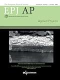 The European Physical Journal-Applied Physics《欧洲物理杂志：应用物理》