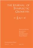 Journal of Symplectic Geometry《辛几何期刊》
