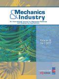 Mechanics & Industry《机械与工业》