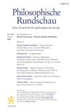 Philosophische Rundschau《哲学评论》