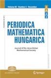 Periodica Mathematica Hungarica《匈牙利数学期刊》