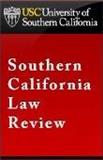 Southern California Law Review《南加利福尼亚法律评论》