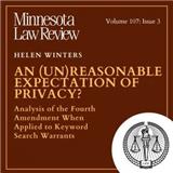 Minnesota Law Review《明尼苏达法律评论》