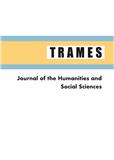 TRAMES-Journal of the Humanities and Social Sciences《TRAMES：人文社会科学杂志》