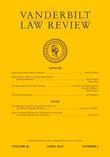 Vanderbilt Law Review《范德比尔特法律评论》
