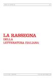 La rassegna della letteratura italiana（或：RASSEGNA DELLA LETTERATURA ITALIANA）《意大利文学评论》
