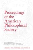 Proceedings of the American Philosophical Society《美国哲学会论文集》