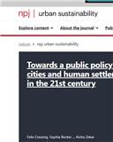 npj Urban Sustainability《城市可持续发展》