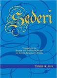 SEDERI-Yearbook of the Spanish and Portuguese Society for English Renaissance Studies《英国文艺复兴时期之西班牙和葡萄牙研究年鉴》