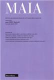 Maia-Rivista Di Letterature Classiche《古典文学评论》