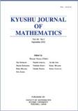 KYUSHU JOURNAL OF MATHEMATICS《九州数学杂志》