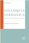 Colloquia Germanica《德国语言文学论坛》