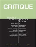 Critique-Studies in Contemporary Fiction《评论:当代小说研究》